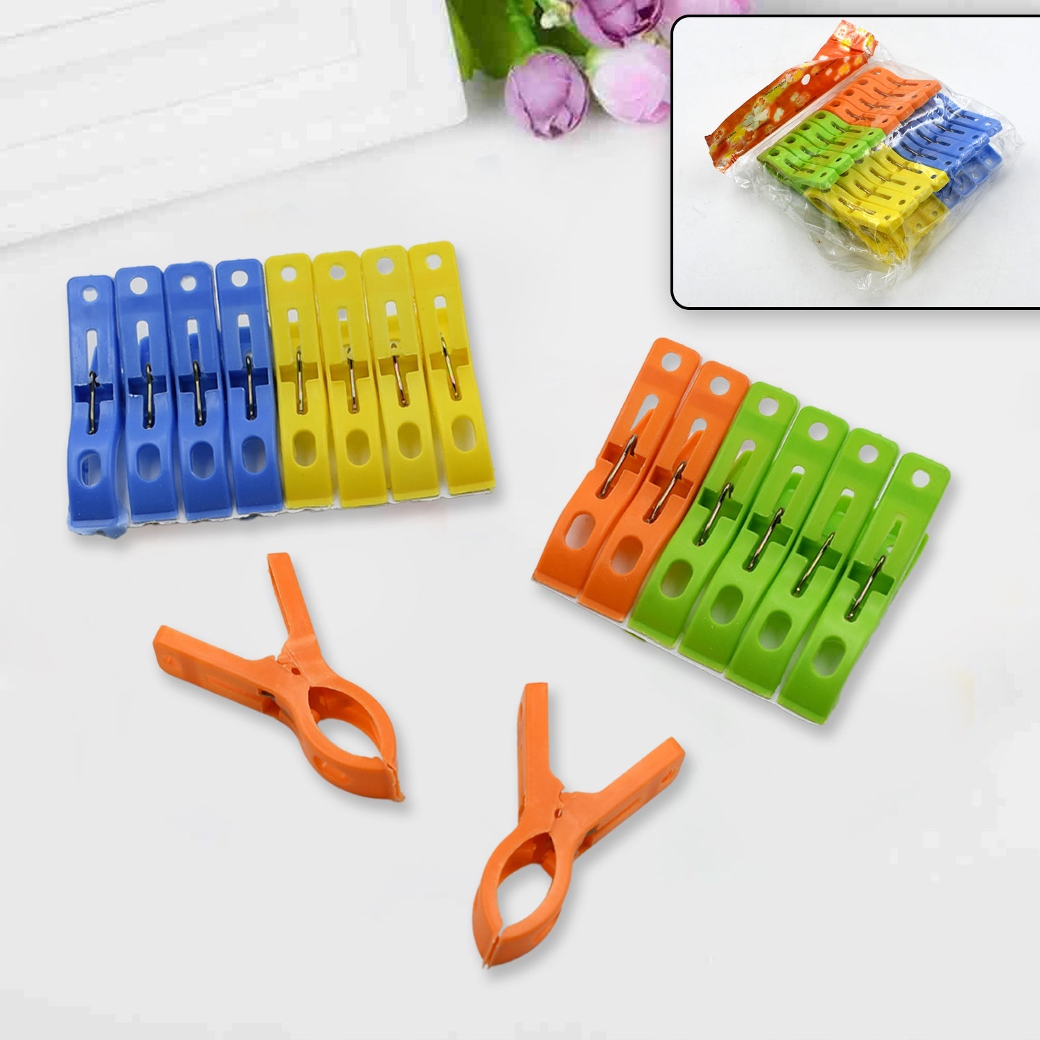 7893A MULTIFUNCTION PLASTIC HEAVY QUALITY CLOTH HANGING CLIPS, PLASTIC LAUNDRY CLOTHES PINS SET OF 16PC 7893A MULTIFUNCTION PLASTIC HEAVY QUALITY CLOTH HANGING CLIPS, PLASTIC LAUNDRY CLOTHES PINS SET OF 16PC